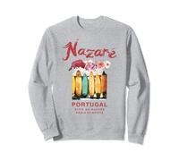 Nazare Portugal Praia do Norte Surfing Vintage Sweatshirt