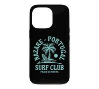 Nazare Portugal Surf Club Big Wave Surfing Praia do Norte Case for iPhone 13 Pro
