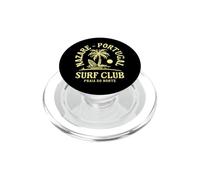 Nazare Portugal Surf Club Big Wave Surfing Praia do Norte PopSockets PopGrip for MagSafe