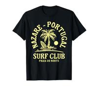 Nazare Portugal Surf Club Big Wave Surfing Praia do Norte T-Shirt