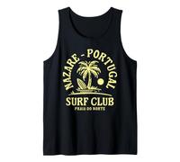 Nazare Portugal Surf Club Big Wave Surfing Praia do Norte Tank Top