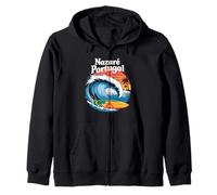 Nazaré Surfing Zip Hoodie