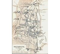 Nazareth Map Journal: Vintage Map Notebook