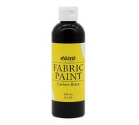 Nazca Colors Black Fabric Paint 250ml - Acrylic Permanent Textile and Leather Paint ideal for painting Clothe, t-shirts, Jeans, Totebags, Sneakers, Canvas Shoes - Great Covering Capacity
