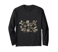 Nazca Lines Peru Geoglyphs Retro Long Sleeve T-Shirt