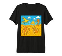 Nazca Lines Peru Geoglyphs Retro Premium T-Shirt