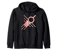 Nazca Lines Peru Geoglyphs Retro Zip Hoodie