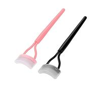 Nazeauf Eyelash Comb - 2 Pack Eyelashes Separator - Metal Teeth Eye Lash Comb with Comb Cover,Portable Eyelash Comb - Arc Designed Cosmetic Brushes Tool Black