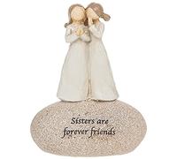 NAZUSA Angels Sisters are Forever Friends Sentimental Pebble Gift