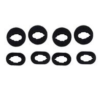 NAZUSA Silicone Ear Buds Gels Eartips Replacement Ear Bud Tips for Galaxy Buds live - 4Pair (2xS, 2xL) - Black