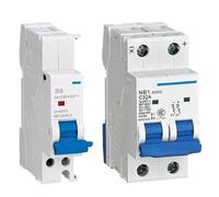NB1-63DC Circuit Breaker 1P 2P 4P DC250V DC500V DC1000V NB1 S9 Shunt AC 230V 400V, DC 48V, 24V, 12V(MCB 4P DC1000V,63A,Shunt AC DC 24V)