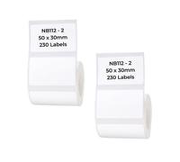 Nb112 - Niimbot - B1 / B21 / B3S / B4 - 50X30mm - 230 White Labels
