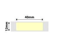 Nb132 - Niimbot - D11 / D101 / D110 / H1S - 12X40mm - 155 Light Yellow Labels