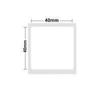 Nb191 - Niimbot - B1 / B21 / B3S / B4 - 40X40mm - 180 White Labels