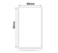 Nb198 - Niimbot - B1 / B21 / B3S / B4 - 45X80mm - 95 White Labels