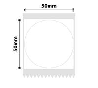 Nb226 - Niimbot - B1 / B21 / B3S / B4 - 50X50mm - 150 White Round Labels