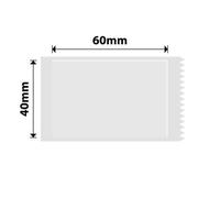 Nb234 - Niimbot - B1 / B21 / B3S / B4 - 40X60mm - 125 Transparent Labels