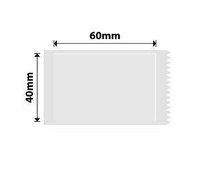 Nb234 - Niimbot - B1 / B21 / B3S / B4 - 40X60mm - 125 Transparent Labels