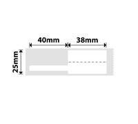 Nb246 - Niimbot - B1 / B21 / B3S / B4 - 25X78mm - 100 White Cable Labels