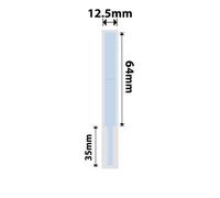 Nb268 - Niimbot - D11 / D101 / D110 / H1S - 12.5X99mm - 70 Blue Cloud Cable Labels