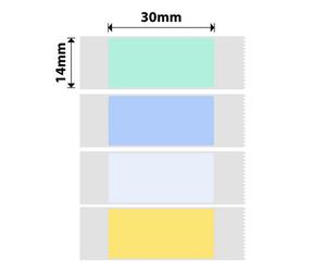 Nb281 - Niimbot - D11 / D101 / D110 / H1S - 14X30mm - 195 Cornfield Mixed Colours Labels