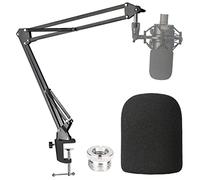 NB35 Microphone Arm Stand with Pop Filter for AT2020 Mic by SUNMON