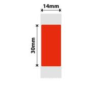 Nb389 - Niimbot - B18 / N1 - 14X30mm - 190 Red Labels
