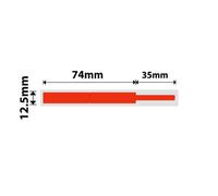 Nb404 - Niimbot - B18 / N1 - 12.5X109mm - 60 Red Cable Labels