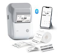 Nb493 - Niimbot - B1 - Portable Thermal Label Bluetooth Printer In ree White Label (50X30mm)