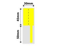 Nb576 - Niimbot - K2 / K3 - 30X45+50mm - 300 Yellow Cable Labels