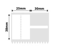 Nb577 - Niimbot - K2 / K3 - 25X38+30mm - 700 White Cable Labels