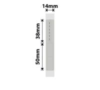 Nb631 - Niimbot - B18 / N1 - 14X88mm - 75 Silver Void Jewellery Labels