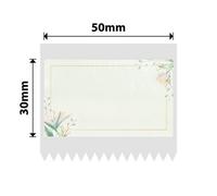 Nb669 - Niimbot - B1 / B21 / B3S / B4 - 50X30mm - 230 White Flower Labels