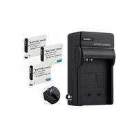 NB8L NB-8L Rechargeable Camera Battery 1800mAh， | Compatible for Canon，PowerShot A3300 A3200 A3100 A3000 A2200 A1200 IS and Charger(3 Battery 1 Charger)