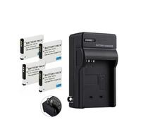 NB8L NB-8L Rechargeable Camera Battery 1800mAh， | Compatible for Canon，PowerShot A3300 A3200 A3100 A3000 A2200 A1200 IS and Charger(4 Battery 1 Charger)