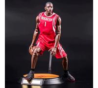 NBA All-Star MVP Tracy Maggrady 22cm 1/9 Masterpiece Collector Doll Full Body Movable Joint DIY Pose Action Figure Houston Rockets Most Popular Strongest Legends Ace Player Miraculous Reversal