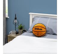 NBA Basketball Shaped Cushion Orange - 35cm