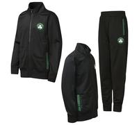 NBA Boys Youth Poly Track Set, Black, 7-8 Years EU