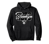 NBA - Brooklyn Nets Blockletter Script Logo Pullover Hoodie