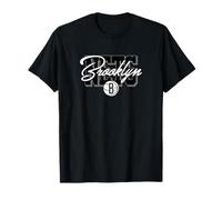 NBA - Brooklyn Nets Blockletter Script Logo T-Shirt