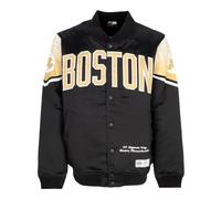 NBA CE Snap Satin Jacket Boscel - male - New Era - Black - L - Jackets L