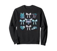 NBA Charlotte Hornets Bow Grid Sweatshirt, Adult Unisex, Black, Medium