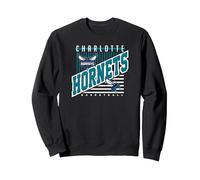 NBA Charlotte Hornets Rise Above Sweatshirt, Adult Unisex, Black, X-Large