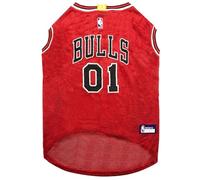 NBA CHICAGO BULLS DOG Jersey, X-Large - Tank Top Basketball Pet Jersey