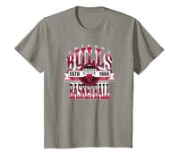 NBA Chicago Bulls Gametime T-Shirt, Youth, Slate Grey, 2T