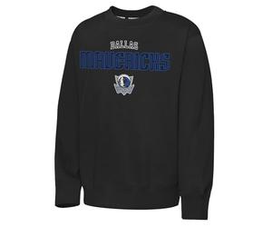 NBA Dallas Mavericks Black Fleece Crew
