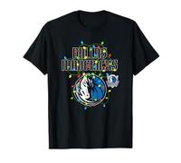 NBA Dallas Mavericks Christmas Lights Holiday T-Shirt