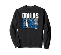 NBA - Dallas Mavericks Scribble Square Black Sweatshirt