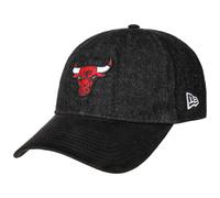 New Era NBA Denim Midi 9TWENTY Cap Chicago Bulls black red white
