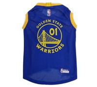 NBA GOLDEN STATE WARRIORS DOG Jersey, X-Small - Tank Top Basketball Pet Jersey